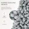 183 cm Künstlicher Weihnachtsbaum Beflockt mit Schnee, ca. Produktbild-Vorschau 3