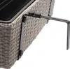 CASARIA® Blumenkasten 4er Set 11 Liter Montagehalterung Produktbild-Vorschau 8