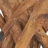 vidaXL Couchtisch Massivholz Teak Treibholz 60 cm Produktbild-Vorschau 22