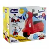 The image shows the retail packaging of a red Vespa Primavera children's ride-on toy scooter. The box displays the product, its features, and branding. Náhľad obrázku produktu