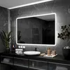 Badspiegel mit LED Beleuchtung - Osaka - 90 cm, 70 cm Produktbild-Vorschau 1
