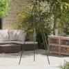 vidaXL Trépied pour feu de camp Noir 92 x 92 x 191,5 cm Voir les images du produit 2