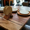 Lot de 6 dessous-de-plat en manguier avec support Voir les images du produit 7
