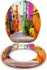 Sanfino® Premium WC Sitz "Colorful Houses" hochwertiger Produktbild-Vorschau 3
