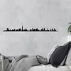 Wallity, Dubai Skyline, Wanddeko, Schwarz, Metall, 120 x 13 Produktbild-Vorschau 2