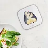 Mr. & Mrs. Panda grill untersetzer Pinguin umarmen - Weiß - Produktbild-Vorschau 2