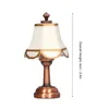Miniaturní lampa v měřítku 1/12, bílá, celková výška 6 cm, Náhled obrázku produktu 7