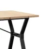 vidaXL Esstisch Y-Gestell 140x80x75,5 cm Massivholz Kiefer Produktbild-Vorschau 6