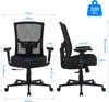 Bürostuhl Ergonomisch 200KG Schreibtischstuhl, Hoher Rücken Produktbild-Vorschau 7