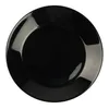 A black plate is shown from a top-down view against a white background. Náhled obrázku produktu