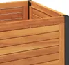 vidaXL Bac à plantes avec étagère 110x45x80 cm bois massif Voir les images du produit 8