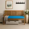Bankkissen 120×50×7 cm blau – Sitzkissen für Gartenbank mit Produktbild-Vorschau 3