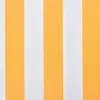 vidaXL Markisenbespannung Canvas Orange & Weiß 350x250 cm Produktbild-Vorschau 7