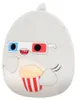 SQUISHMALLOWS Grauer Hai mit Popcorn – Gordon, 35 cm Produktbild-Vorschau 2
