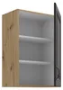 Hängeschrank 50 cm Stilo Grau + Eiche Artisan Küchenzeile Produktbild-Vorschau 2