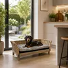 UNUS Hundekorb Hundebett zum selber aufbauen grau washed Produktbild-Vorschau 2