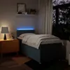 Boxspringbett mit Matratze Blau 90x190 cm Stoff Produktbild-Vorschau 5