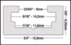 Milescraft | CrossTrax™ – kruising (kruispunt) voor T-Trax Productafbeelding-voorbeeld 2
