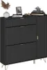 Armadio per le scarpe Vicco Helge Nero 108 x 107.5 cm, Anteprima dell’immagine prodotto 6