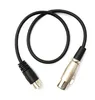 SYSTEM-S Audio Kabel 50 cm XLR 3 polig Buchse zu DIN 5 Produktbild-Vorschau 2