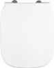 A top-down view of a white toilet seat. Podgląd zdjęcia produktu