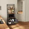 Veľká kuchynská skrinka na mikrovlnnú rúru, praktická, v Náhľad obrázku produktu 5