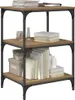 vidaXL Printerstandaard Artisan, eikenhoutlook, 50 x 41 x Productafbeelding-voorbeeld 4