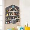 A corner of a child's room with a wall shelf displaying toys. Produktbild-Vorschau