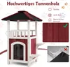 COSTWAY 2-stöckiges Katzenhaus mit Sprungplattformen, Produktbild-Vorschau 4