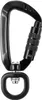 360° drehbarer Karabiner, 4Kn, 2Stk, Schwarz Produktbild-Vorschau 5