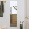 vidaXL Nástenné zrkadlo 30x100 cm Obdĺžnikové sklo Náhľad obrázku produktu 2