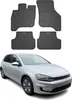 2014-2019 VW e-Golf Fußmatten Gummi Schwarz 4 tlg Produktbild-Vorschau 1