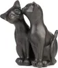 Decorazione figurina coppia gatto nero 17 cm di altezza Anteprima dell’immagine prodotto 5