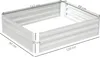 Outsunny Hochbeet aus verzinktem Stahl Gartenbeet Produktbild-Vorschau 3