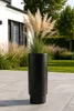 Vaso da fiori ESCADA in fibra di vetro, nero, 35x90 cm Anteprima dell’immagine prodotto 2