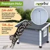zooprinz Katzenhaus Felix | mit Plüschmaus | Wetterfest | Produktbild-Vorschau 4