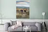 MuchoWow® Poster Schottische Highlander - Nebel - Gras Produktbild-Vorschau 5
