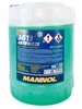 A large green plastic container of antifreeze with a blue label. Produktbild-Vorschau
