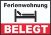Ferienwohnung BELEGT Schild A0 (841x1189mm) Produktbild-Vorschau 1