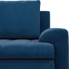 Sofa 3-Sitzer mit Schlaffunktion Foresta, Cord - Dunkelblau Produktbild-Vorschau 5