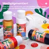 Colozoo Textilfarbe Weiß 60ml – Hochdeckende Stoffmalfarbe Produktbild-Vorschau 5