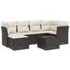 The Living Store 7-tlg. Garten-Sofagarnitur mit Kissen Produktbild-Vorschau 3
