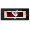 Leinwandbild Vogel auf dunklem Hintergrund 90x30 Feeby Grau Produktbild-Vorschau 2