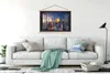 MuchoWow® Textilposter Ansicht - New York - Skyline 120x80 Produktbild-Vorschau 3