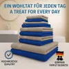 Betz 12er Handtuch-Set PALERMO 100% Baumwolle  Farbe: blau Produktbild-Vorschau 5