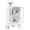 vidaXL Highboard blanc 69,5x31x115 cm Bois composite Voir les images du produit 4