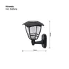 LED-Solar-Wandlampe 'Felix',Kunststoff, ca.14x21cm Produktbild-Vorschau 8