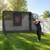 Golfnetz Übungskäfig Trainingsnetz 3x2x3m mit Zielscheibe  Produktbild-Vorschau 2