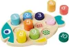 Playtive Junior Steckspiel Fisch Spielsteine aus Holz Produktbild-Vorschau 1