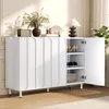 Merax Sideboard 2-in-1 Kommode mit 3 Türen, Schuhschrank Produktbild-Vorschau 1